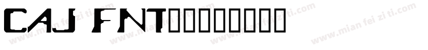 CAJ FNT66字体转换